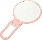 Healeved Portable Double Sided Handheld Makeup Mirror Folding Lightweight Cosmetic Mirror for Makeup Application Skin Care Travel and Beauty Chic Design for Women