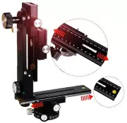 720° DSLR SLR Panoramic Tripod Head Gimbal Bracket Set + Suitcase