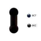 Titanium Straight Barbell Tongue Ring Body Piercing 2 Thru 00 Gauge