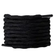 3 Pair Wave Black Hiking Work Boot Shoe Laces for 5 6 7 8 9 eyelets Stay Tied