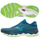 MIZUNO WAVE SKY 5 男鞋 慢跑 U4icX中底材質 柔軟 藍綠【運動世界】J1GC210226