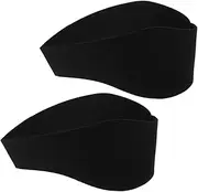 MOBUTOFU 2-pack Swim Ear Bands Waterproof Headband Covers for Women Men Hair Guard for Swimming Yoga Diving