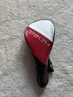 TaylorMade Golf Stealth 2 Driver Head Cover - Black/Red/White (TAMA8307)