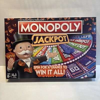 Monopoly Jackpot Board Game Hasbro Gaming - New & Sealed