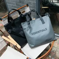 在飛比找樂天市場購物網優惠-潮流ESSENTIALS托特包男女軟皮質單肩包美式FOG斜挎