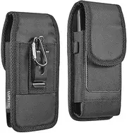 Rugged Heavy Duty Cell Phone Carrying Holder Belt Clip Holster Case Pouch for Google Pixel 9, 9 Pro, 8a, 8 Pro