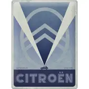 Nostalgic Art Citroen Since 1919 30x40cm Large Metal Tin Sign Home Wall Decor