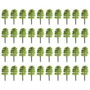 40pcs DIY Miniature Trees Model Train Railroad Wargame Scenery Landscape Scale