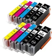 TAAUS Compatible Ink Cartridges Replacement for Canon PGI-650XL CLI-651XL, Compatible with PIXMA MG5460 MG5560 MG5660 MG6360 MG6460 MG6660 MG7160 MG7560, MX926 MX726, iP7260 Printers (10 Pack)