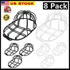 8 Pack of Hat Washer Baseball Cap Cleaner Machine Washing Cage Holder Frame Net