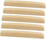 TOYANDONA Bass Guitar Nut 42mm 5 Pack Plastic Pre-slotted for 6 String Guitars Gl73 Tonal Integrity Ensured