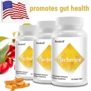 Berberine + Broccoli Seed Capsules, Premium Heart and Immune Health Complex