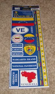 Reminisce Passports DieCut Sticker ~ Venezuela