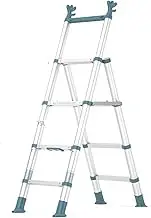 Folding Ladder Folding Ladder Modern Aluminum Alloy Step Ladder Household Kitchen Step ladders Portable Multi-Functional Telescopic Step Stool Short Ladder