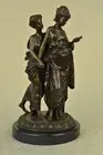 pheasant and dove Pigeon Love Bird Bronze Sculpture Art Deco Figurine Gift Decor