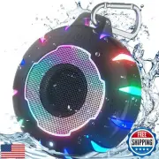 HEYSONG Waterproof Shower Bluetooth Speaker, Durable and Portable with Clear