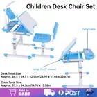 Multi-Functional Kids Desk and Chair Set Height Adjustable School Study Table AU