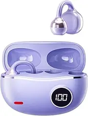 Bluetooth Headphones with Mic and Long Battery Life Sports and Workouts Wireless Bluetooth Headset ABS Headset Bluetooth, Purples