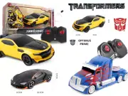 TRANSFORMERS BUMBLEBEE OPTIMUS PRIME HOT ROD RC RADIO REMOTE CONTROL CAR KID TOY