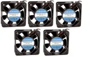 5 pcs 60mm Globe Motors 24V DC Cooling Fan 13 CFM, 3200 RPM D24-B08A-05W3-000