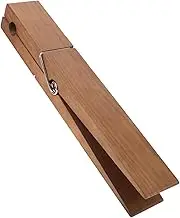 Wooden Large Clothespin Towel Holder Heavy Duty Bathroom Accessory for Skirts Scarves and Beach Towels Space Saving Design Fine Polishing Finish Large