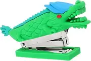TEHAUX Mini Cute Dragon Shaped Stapler: Office Supplies Stainless Steel Staples Portable Cartoon Design for Students Kids and Home Accessories