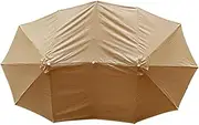 Beach Umbrella Replacement Canopy - Sunshade Replacement Canopy, Beach Canopy | Outdoor Fabric 12 Rib Umbrella Cloth, Sunproof Pool Umbrellas Replacement Canopy for Beach Patio Outdoor