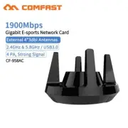 Comfast Wifi Adapter 1300Mbps Gigabit E-Sports Network Card 2.4Ghz+5.8Ghz Dongle