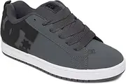 [DC Shoes] DC Men's Court Graffik Skateboarding Shoes, Size, Dk Grey Black White, 9 US