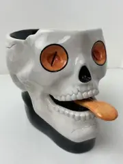 RARE Department Dept 56 Halloween Skull Chip & Dip Frankensteins Lab REPLACEMENT