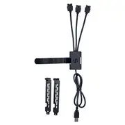 Lian Li USB 2.0 1-to-3 Hub Type A Male Port Black