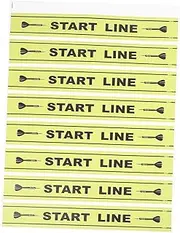 Toddmomy Throw Line Floor Marker Notice Line for Ground for Games Brightly Colored Throwing Notice Marker for Players and Enthusiasts