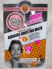 Soap & Glory RADIANCE-BOOSTING MASK Vitamin C White Flower Lotus 1 oz/29g New