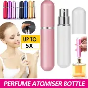 Portable Perfume Atomizer Travel Refillable Bottle Mini Pump Spray Scent Pocket
