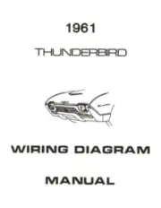 FORD 1961 Thunderbird Wiring Diagram Manual 61