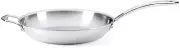 The French Chef 5-Ply Stainless Steel Fry Pan, 12 Inch
