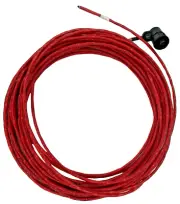 Belden E108998 87761 1PR22 Audio Red Jacket Cable 3 pin - 40 Feet 90° Connector