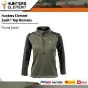 Hunters Element Womens Lightweight Warm Tough Breathes Zenith Top Forest Green