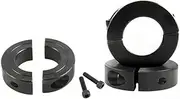 1Pcs Carbon Steel Fixing Ring Separation Type Optical Axis Adjustment Seat Bearing Locking Sleeve ID 3 4 5 6 8 10 12 13 To 50mm(16x34x13mm-1Pcs)