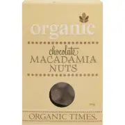 Organic Times Milk Chocolate & Macadamia Nuts 150g