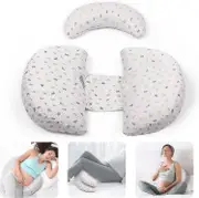 Pregnancy Pillow, Stepped Wedge Maternity Pillow For Pregnant Women, With Adjustable & Detachable & Washable Pillow Covers, Support Cushion For Belly