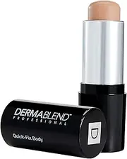 [DERMABLEND] Professional Quick-Fix Body - Full Coverage Foundation Makeup Stick - Covers Tattoos, Birthmarks, Blemishes - Dermatologist-Created, Fragrance-Free, Allergy-Tested - 30N Sand - 12g