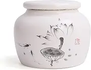 Tea jar Ceramic jar Ceramic Tea Caddy Small Mini Portable Oolong Tea Storage Tank Travel Tea Boxes Powder Sealed Jar Tea containers Spice Candy jar Jar