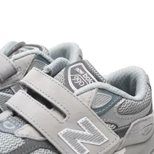 NEW BALANCE 童鞋 NB 990 TD 元祖灰 麂皮 黏帶 小童 IV990GL6