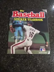 1985 EDITION TOPPS BASEBALL STICKER YEARBOOK NEVER USED Dwight Gooden