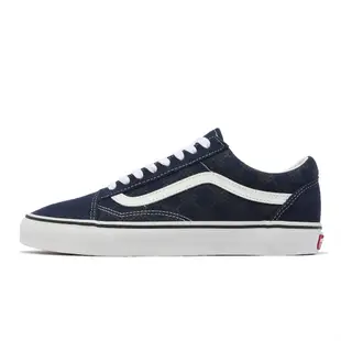 Vans 休閒鞋 Old Skool 男鞋 女鞋 海軍藍 白 麂皮 經典 百搭 VN0A5KRSJDU