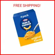 Kraft Original Macaroni & Cheese Dinner (4 ct Pack, 7.25 oz Boxes)