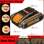 WORX 20V MAX 2.0Ah Powershare Lithiumion Battery with Capacity Indicator WA3551