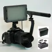 Pro T8i VM SC-12L mic light F970 for Canon EOS Rebel T7i T6i T6s 6D T5i T5 T3i