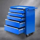 Tool Storage Trolley Mechanic Chest Garage Workshop 5 Drawers Toolbox Organiser